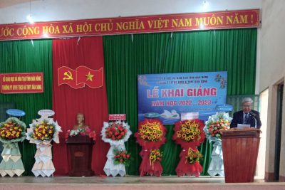 Bí thư Huyện ủy dự Lễ Khai giảng năm học mới tại trường PTDTNT THCS và THPT huyện Đăk Song